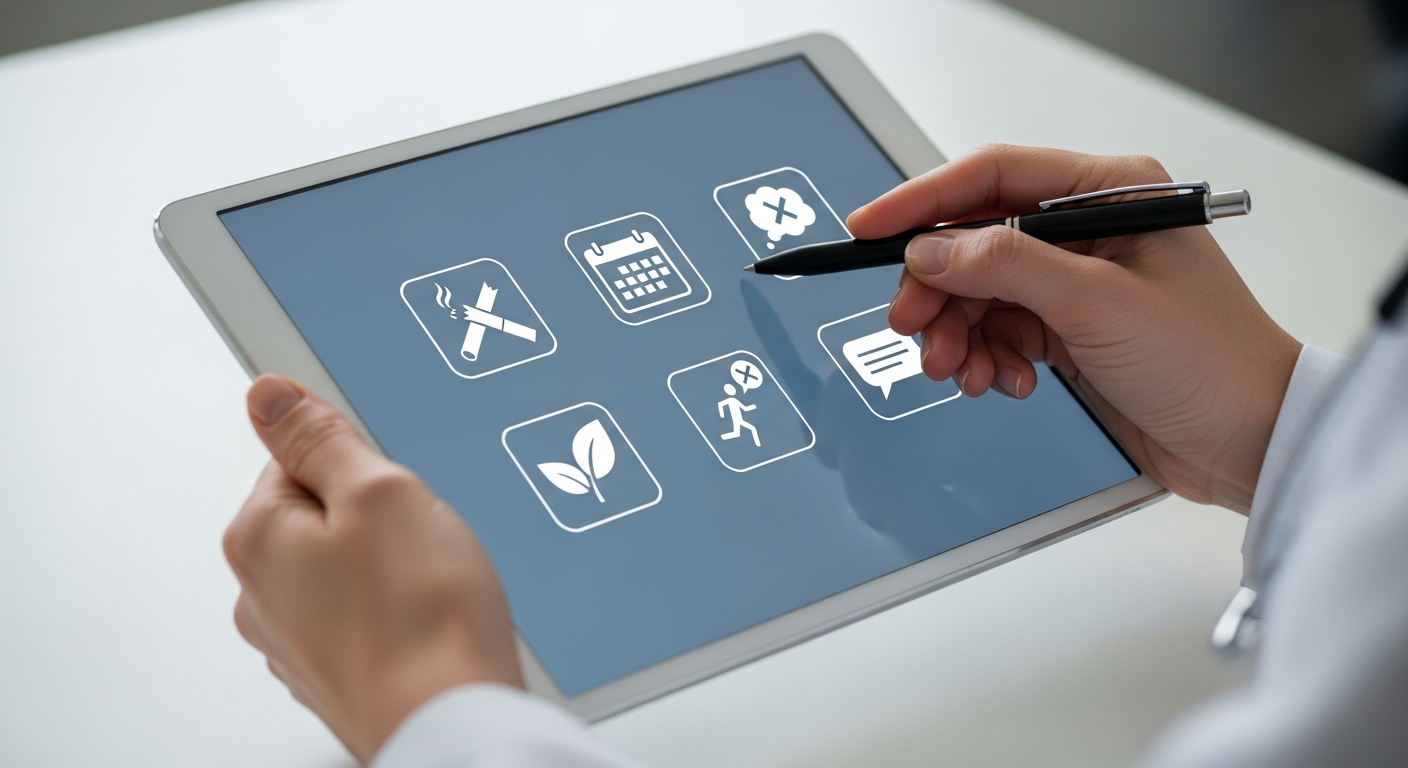 Interface de contact pour conseils gratuits personnalisés anti-tabac